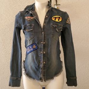 Blue jean button down